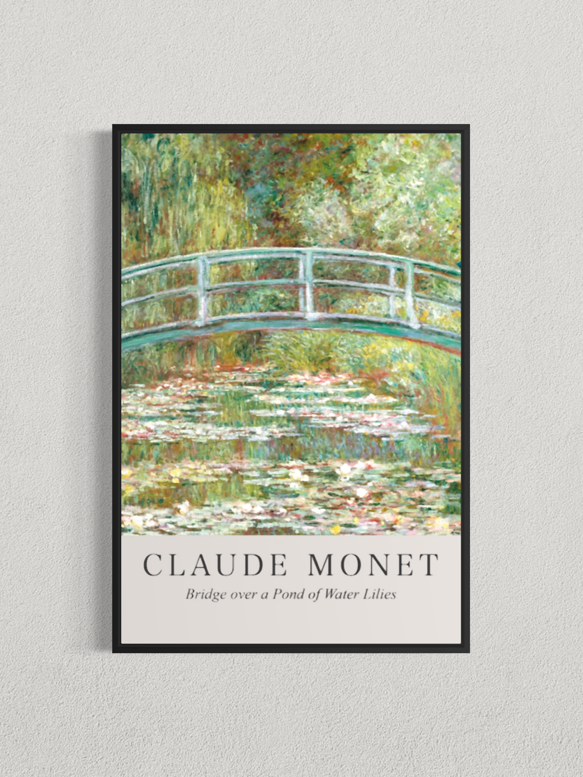 Le Pont japonais et les Nymphéas – Claude Monet