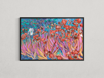 Iris en fleurs – Vincent van Gogh
