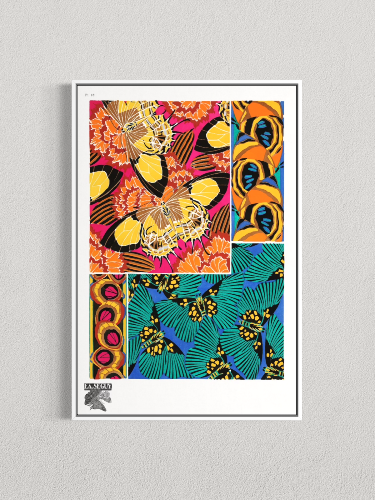 Papillons et motifs décoratifs – E.A. Séguy