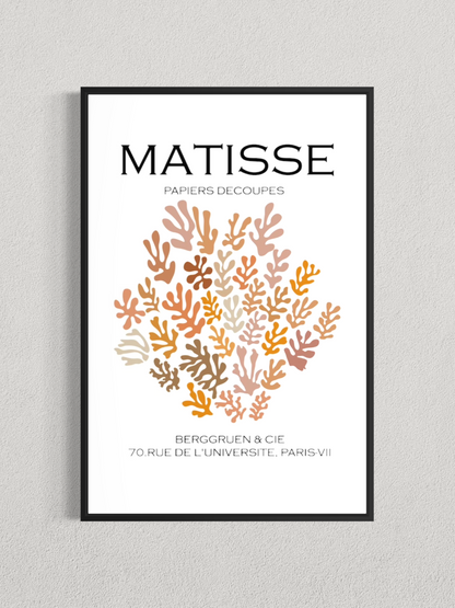 Matisse – Papiers Découpés aux Tons Naturels