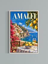Amalfi — Affiche Côte Amalfitaine