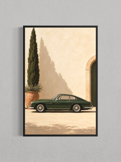 Élégance Classique – Voiture Vintage Méditerranéenne