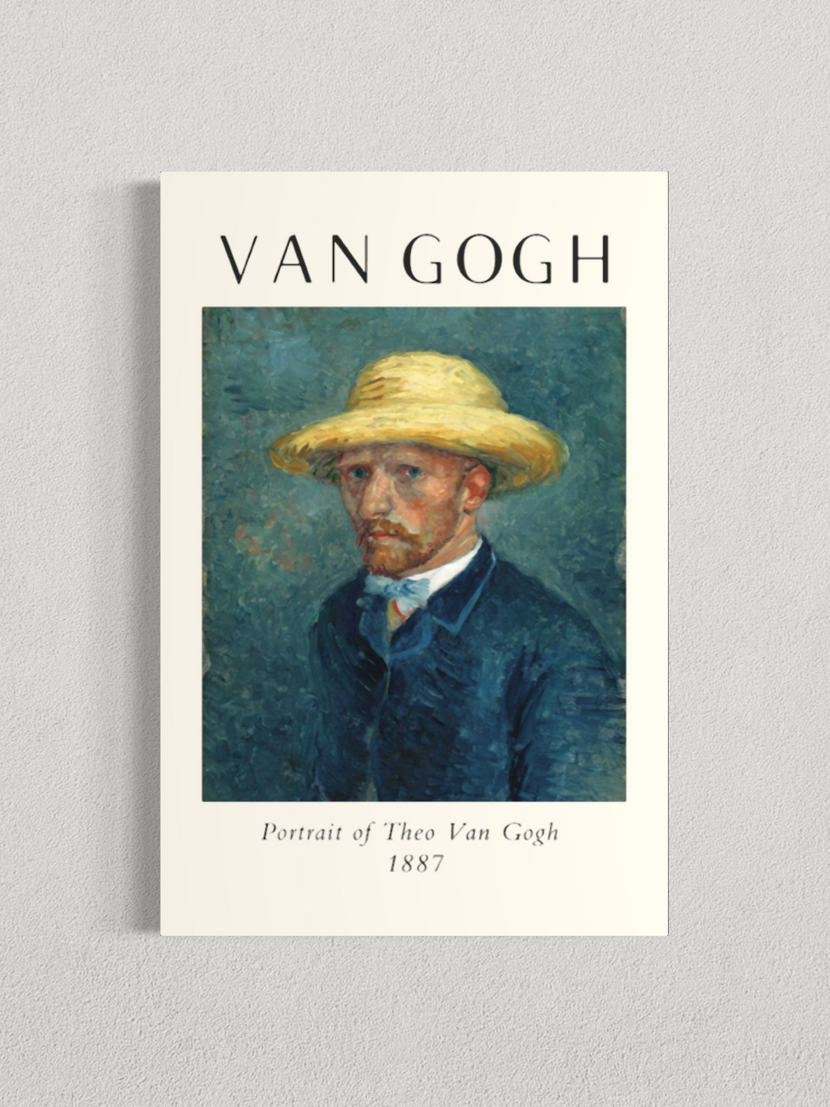 Portrait au chapeau de paille – Vincent van Gogh