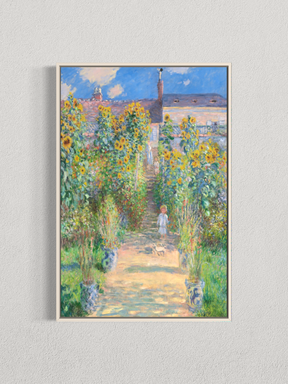 Le Jardin de l’artiste à Vétheuil – Claude Monet