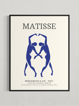 Matisse – Silhouettes Bleues, Affiche Vintage