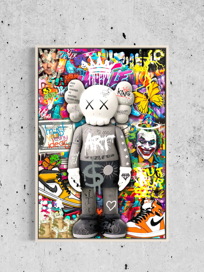 Urban hypebeast -Toile Pop Art Urbaine