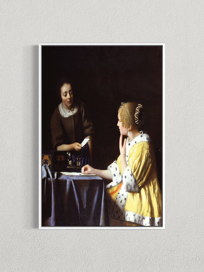 Maîtresse et servante – Johannes Vermeer