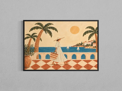 Promenade Méditerranéenne – Élégance au bord de mer