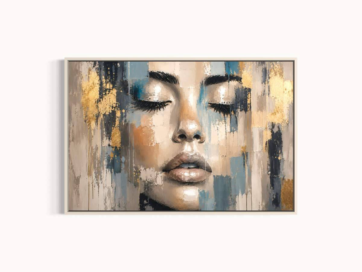 Éclat Intérieur – Portrait Abstrait Contemporain