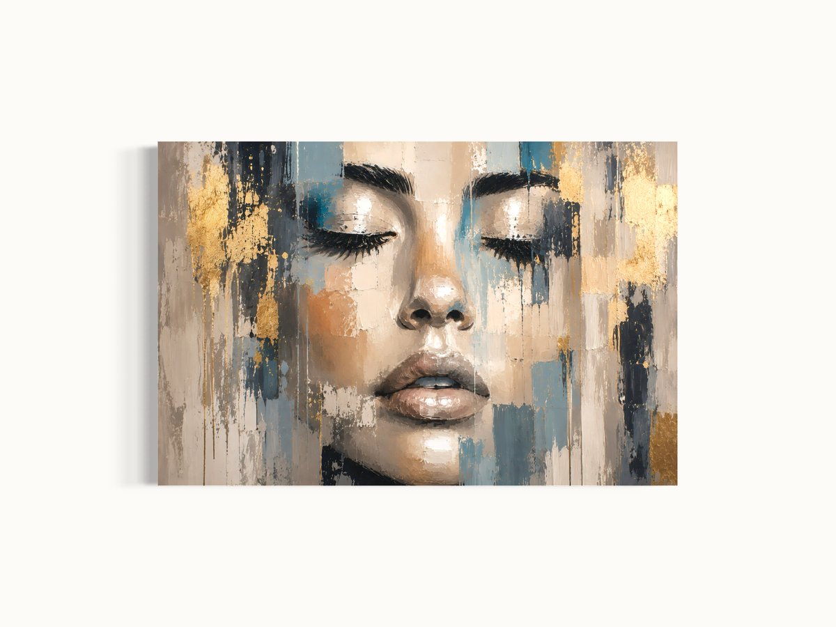 Éclat Intérieur – Portrait Abstrait Contemporain