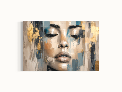 Éclat Intérieur – Portrait Abstrait Contemporain