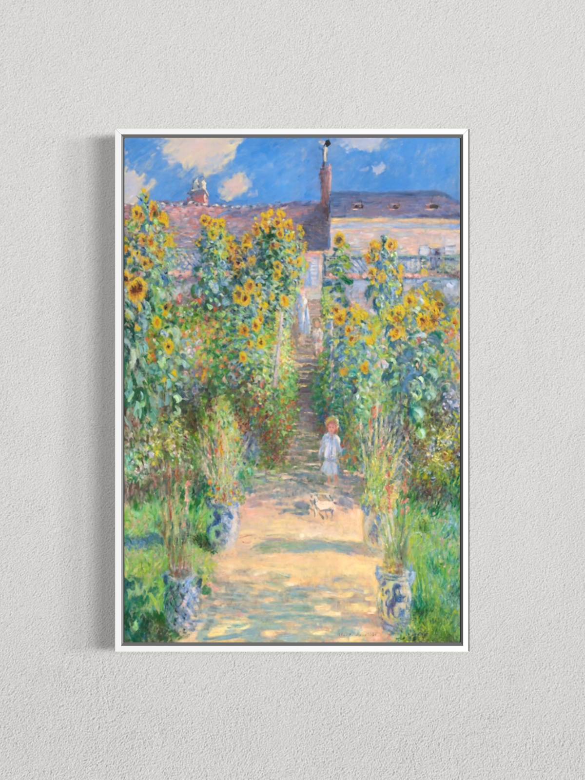 Le Jardin de l’artiste à Vétheuil – Claude Monet