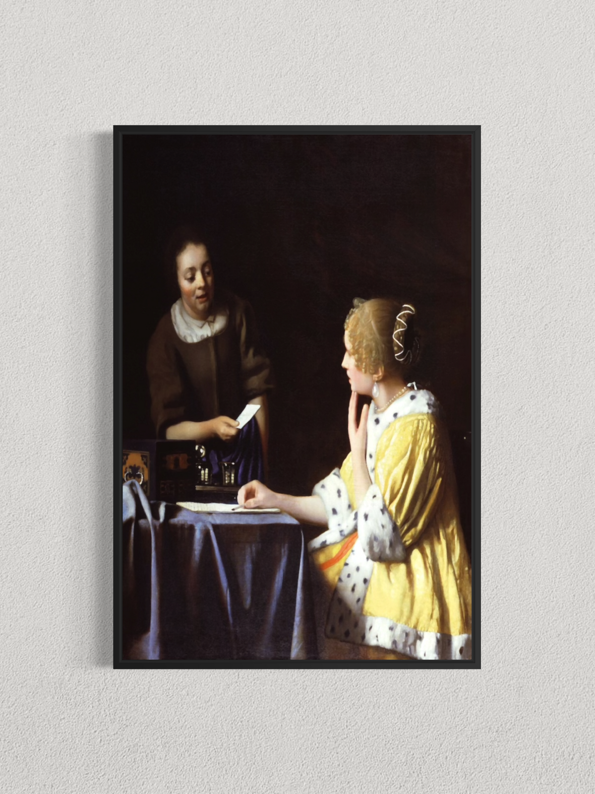 Maîtresse et servante – Johannes Vermeer