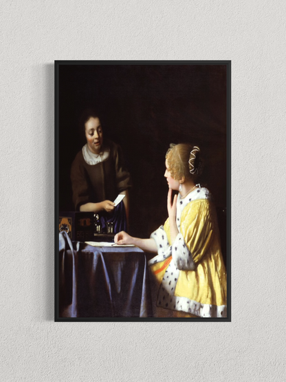 Maîtresse et servante – Johannes Vermeer