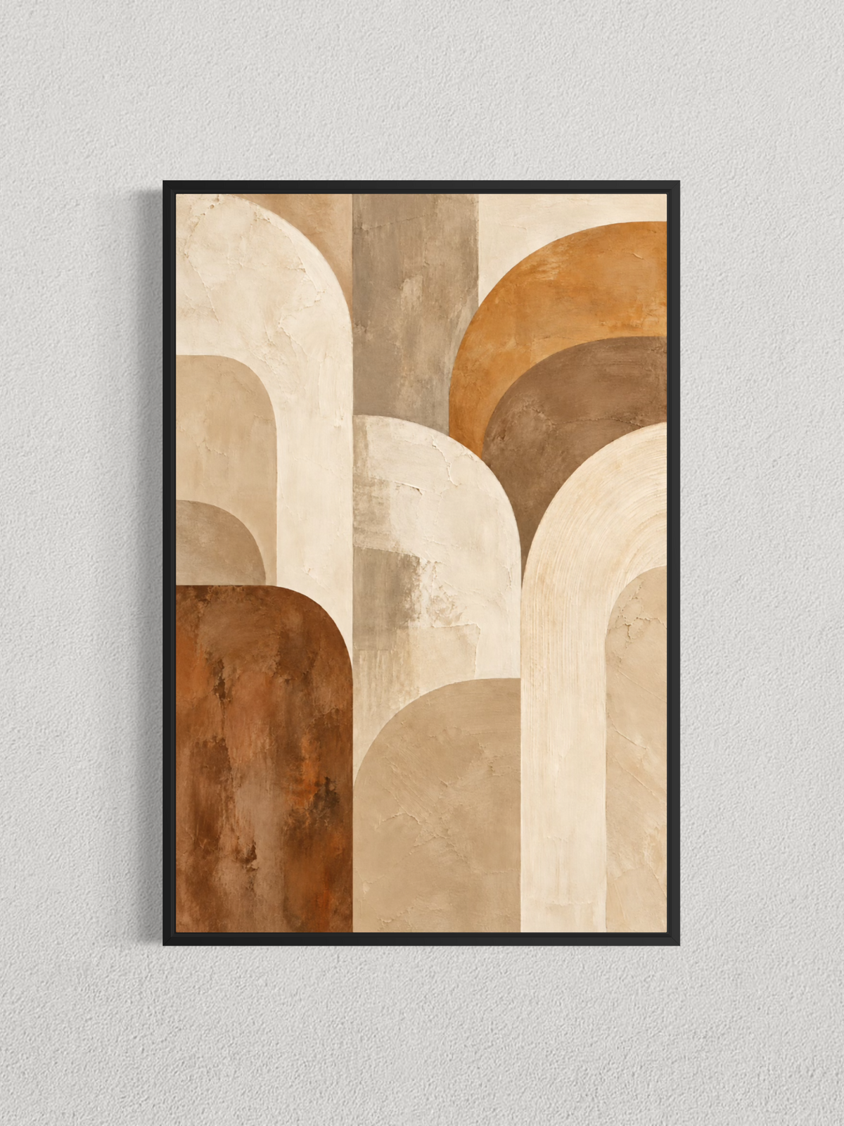 Arches de Terre — Art abstrait texturé