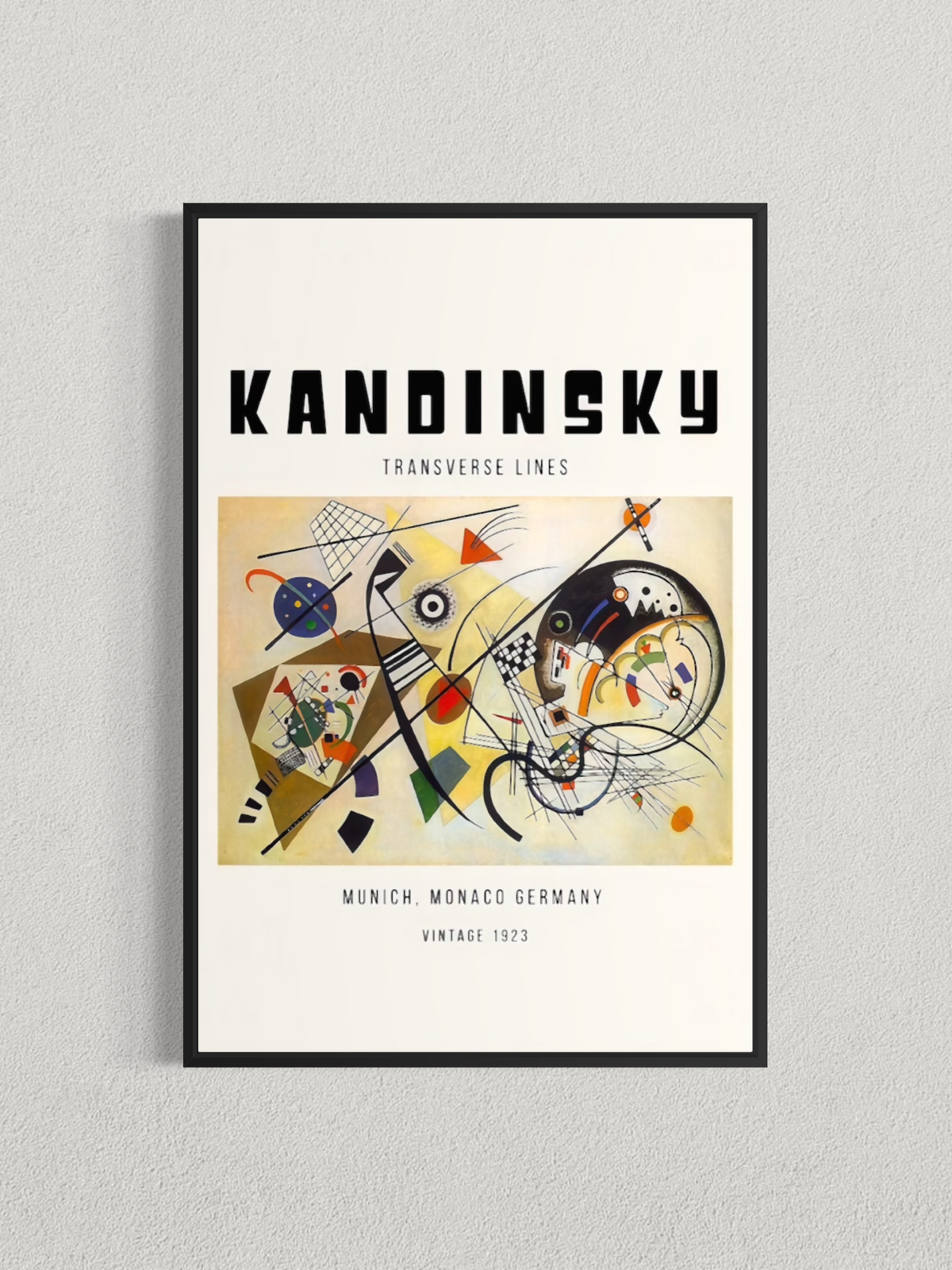 Ligne transversale – Wassily Kandinsky (1923)