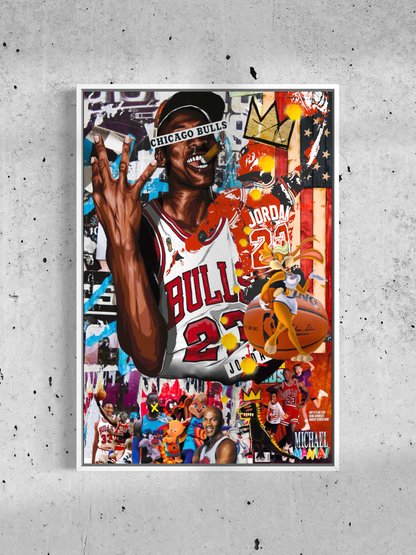 Chicago 23 – Toile Basketball Street Art