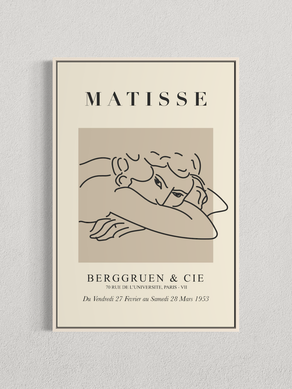 Matisse – Affiche d’Exposition Vintage Paris