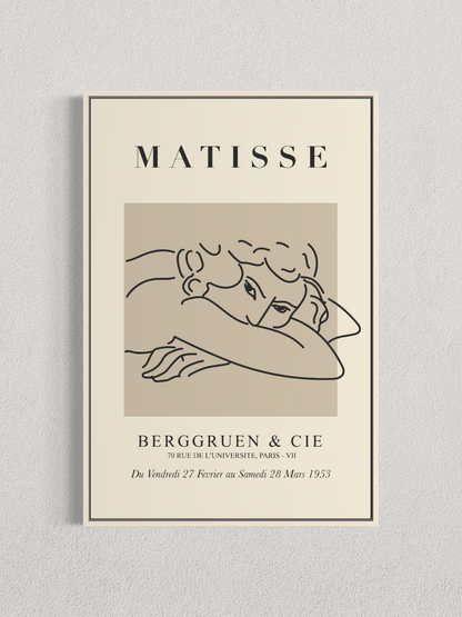 Matisse – Affiche d’Exposition Vintage Paris