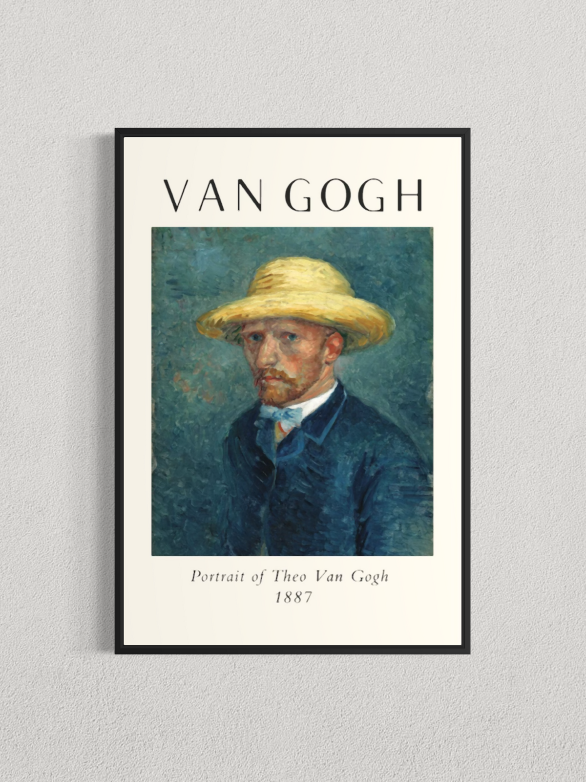Portrait au chapeau de paille – Vincent van Gogh