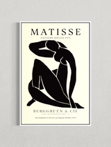 Matisse – Silhouette Noire, Affiche Vintage