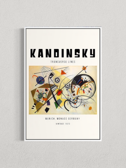 Ligne transversale – Wassily Kandinsky (1923)