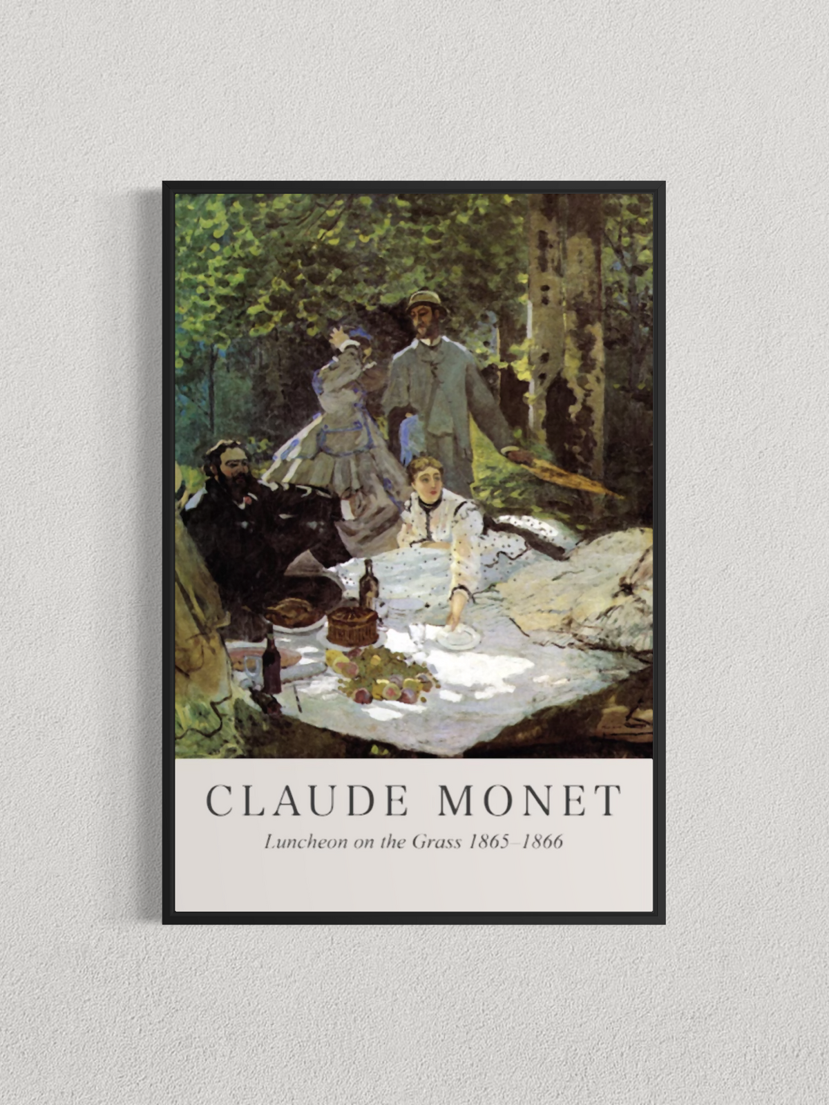 Le Déjeuner sur l’herbe – Claude Monet (1865–1866)