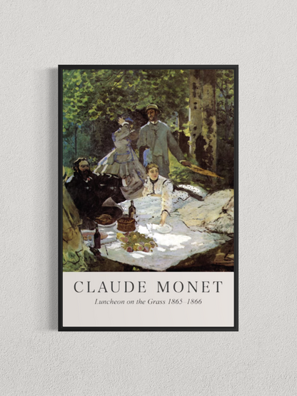 Le Déjeuner sur l’herbe – Claude Monet (1865–1866)