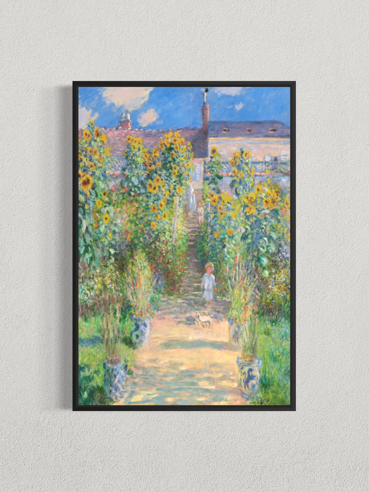 Le Jardin de l’artiste à Vétheuil – Claude Monet