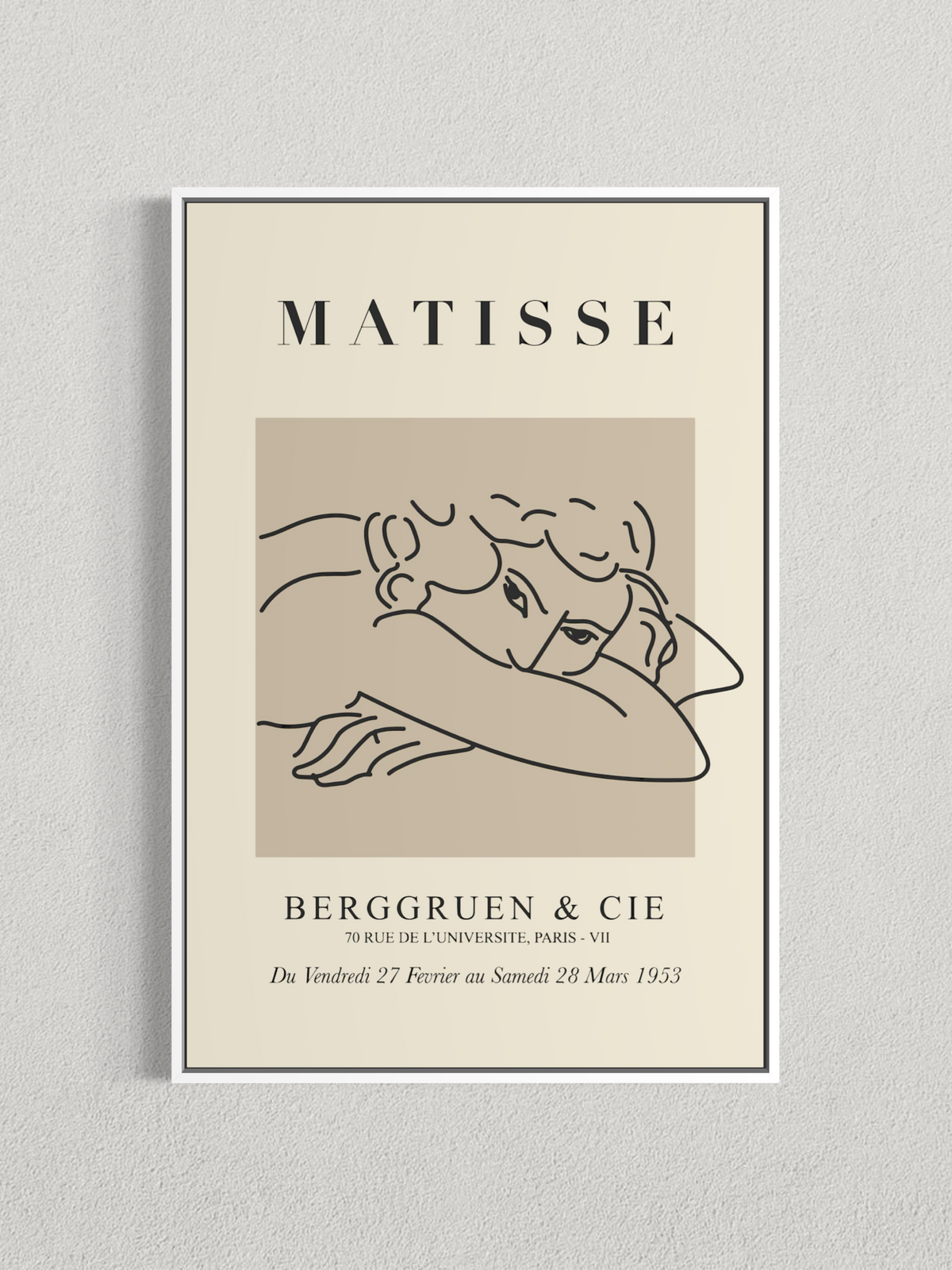 Matisse – Affiche d’Exposition Vintage Paris