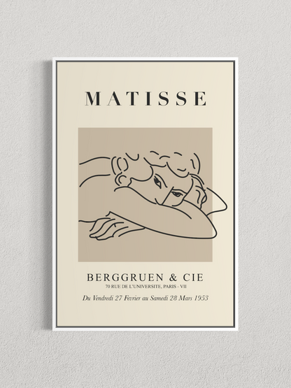 Matisse – Affiche d’Exposition Vintage Paris