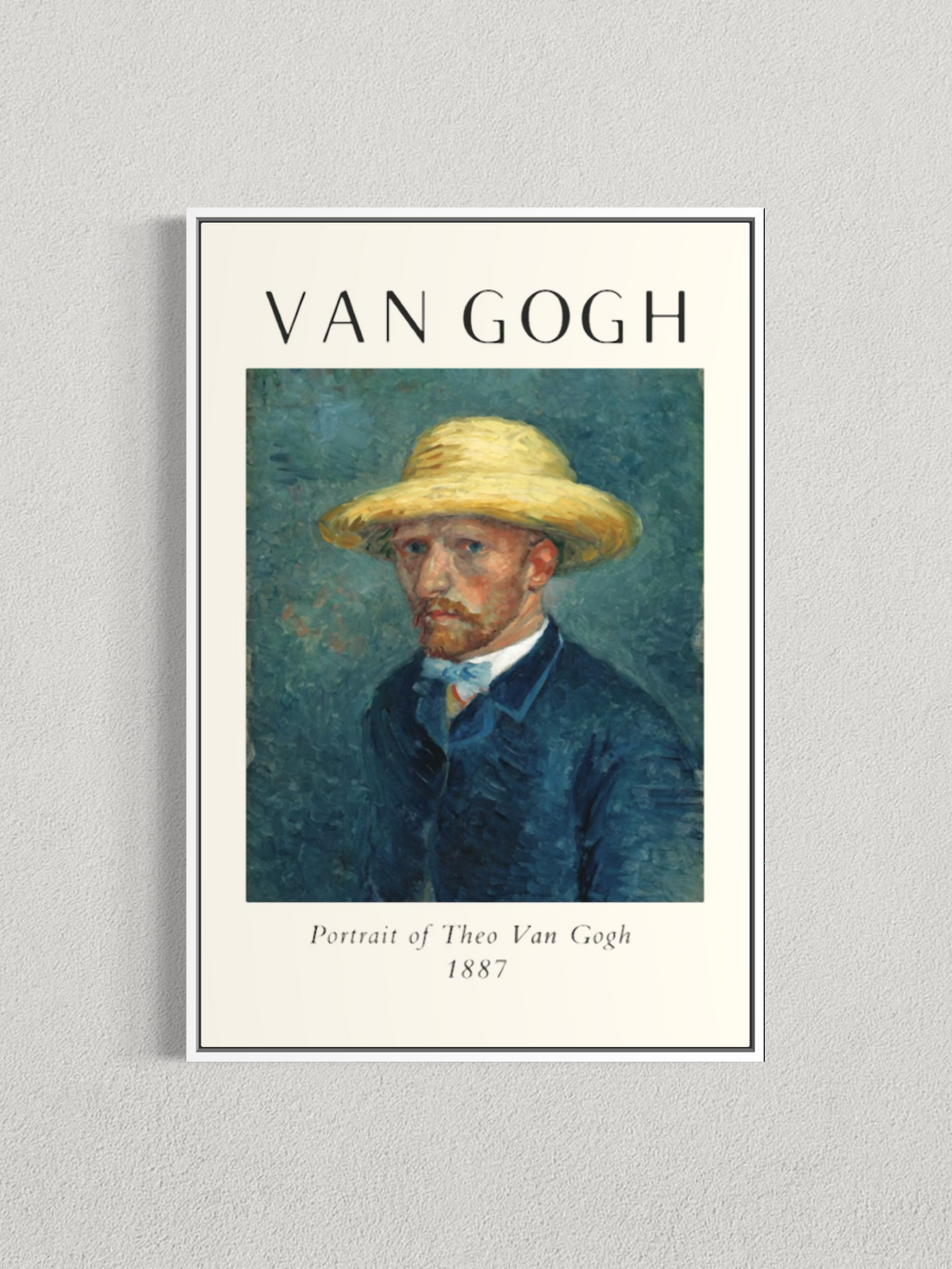 Portrait au chapeau de paille – Vincent van Gogh
