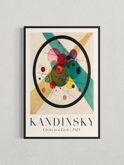Cercles dans un cercle – Wassily Kandinsky (1923)