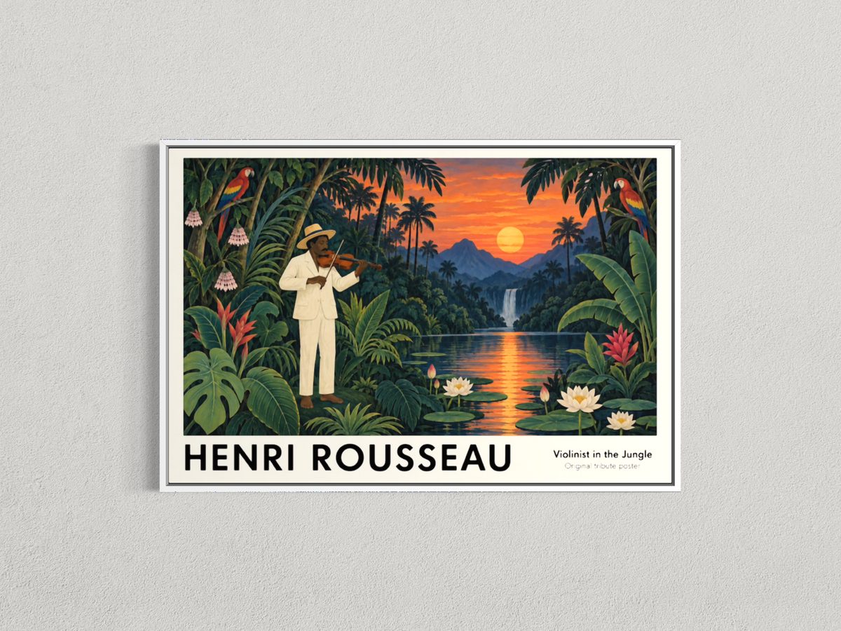 Le Violoniste dans la jungle – Hommage à Henri Rousseau