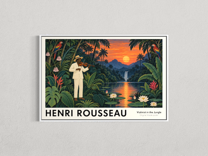 Le Violoniste dans la jungle – Hommage à Henri Rousseau
