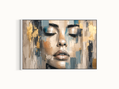 Éclat Intérieur – Portrait Abstrait Contemporain