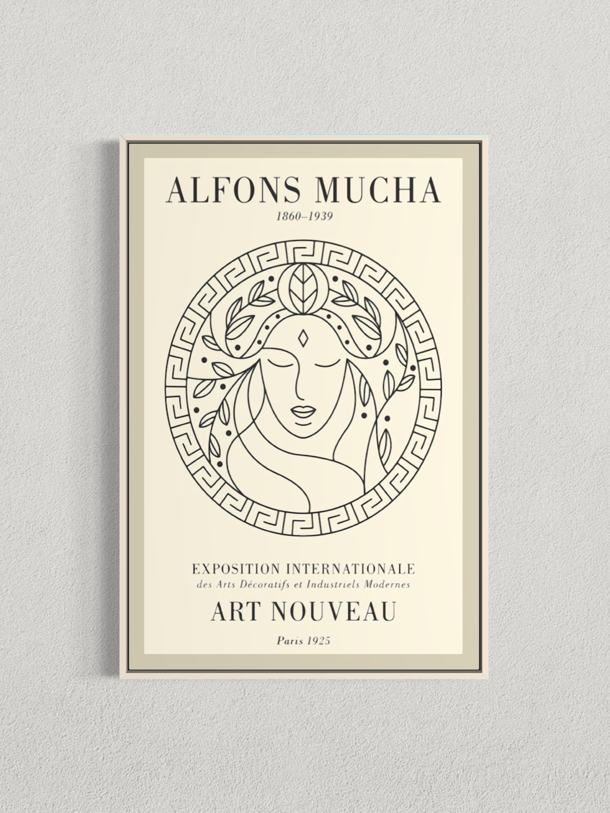 Affiche Art Nouveau – Hommage à Alphonse Mucha