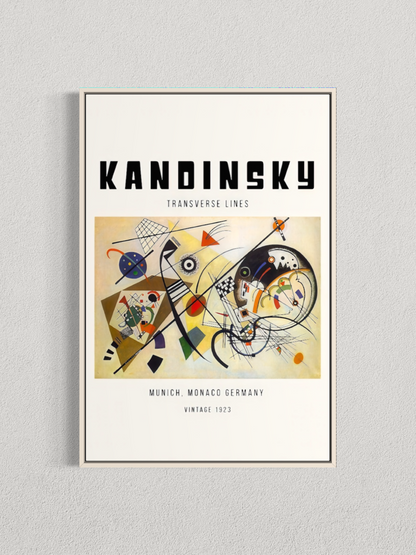 Ligne transversale – Wassily Kandinsky (1923)