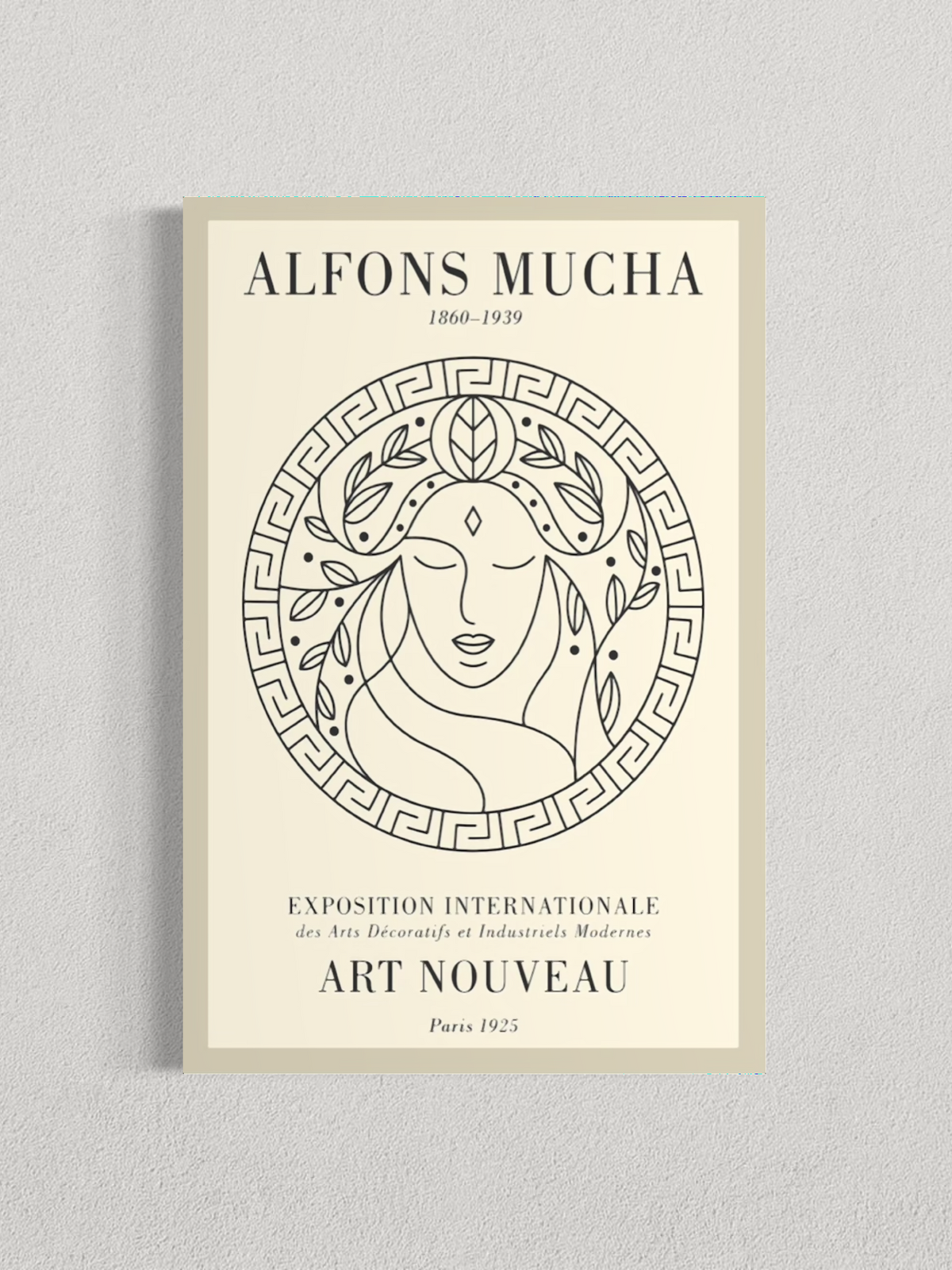 Affiche Art Nouveau – Hommage à Alphonse Mucha