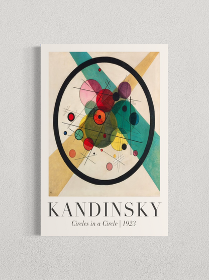 Cercles dans un cercle – Wassily Kandinsky (1923)