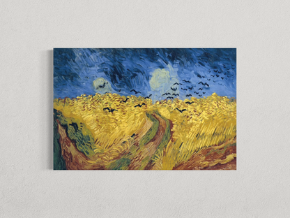 Champ de blé aux corbeaux – Vincent van Gogh)