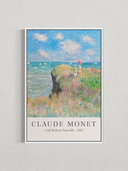 Promenade sur la falaise à Pourville – Claude Monet (1882)