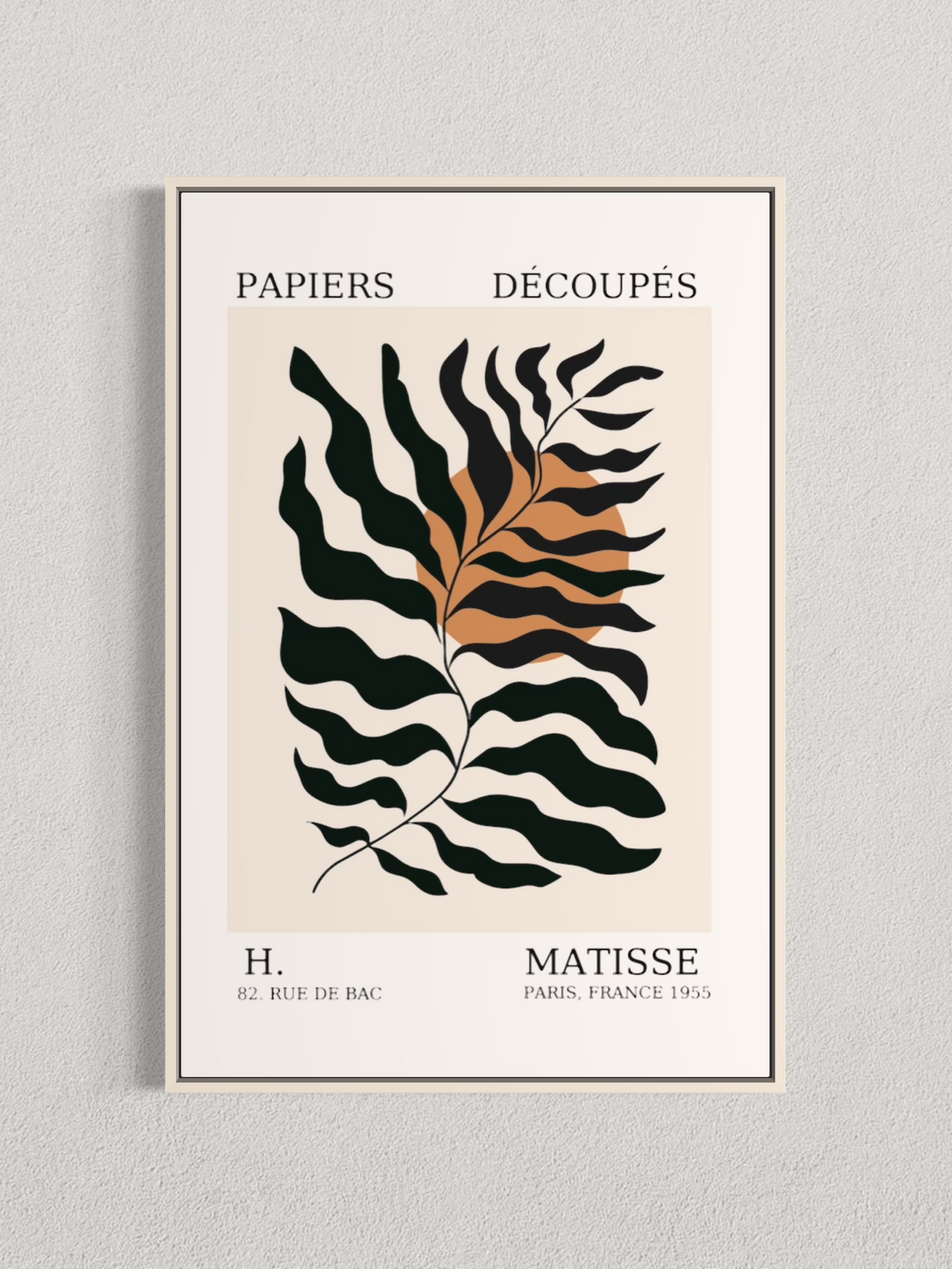 Matisse – Feuillage Abstrait, Affiche Vintage