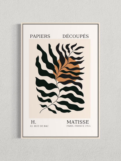 Matisse – Feuillage Abstrait, Affiche Vintage