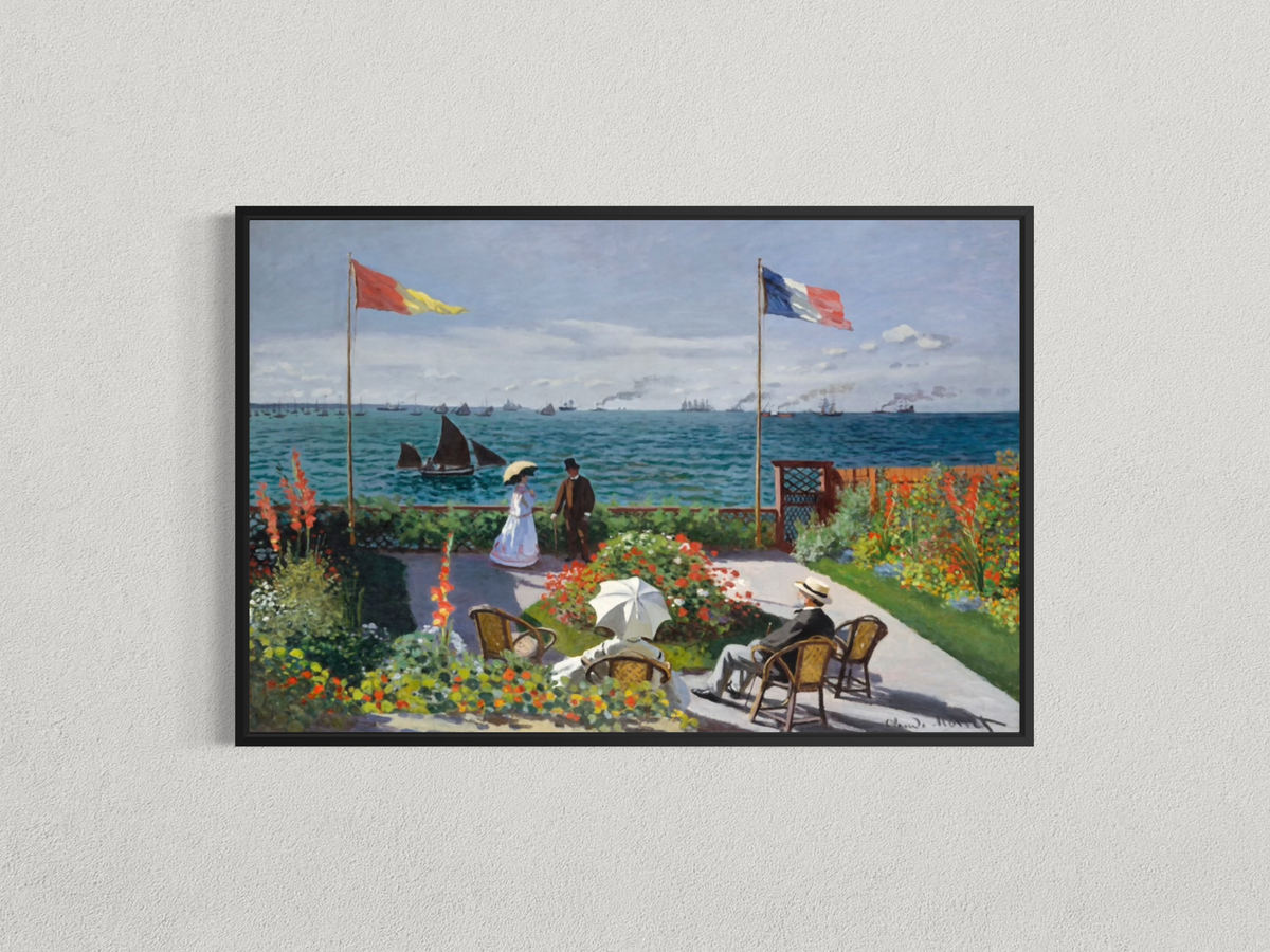 Jardin à Sainte-Adresse – Claude Monet