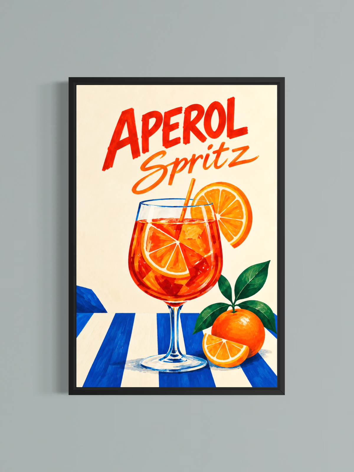 Aperol Spritz — Affiche Cocktail Italienne