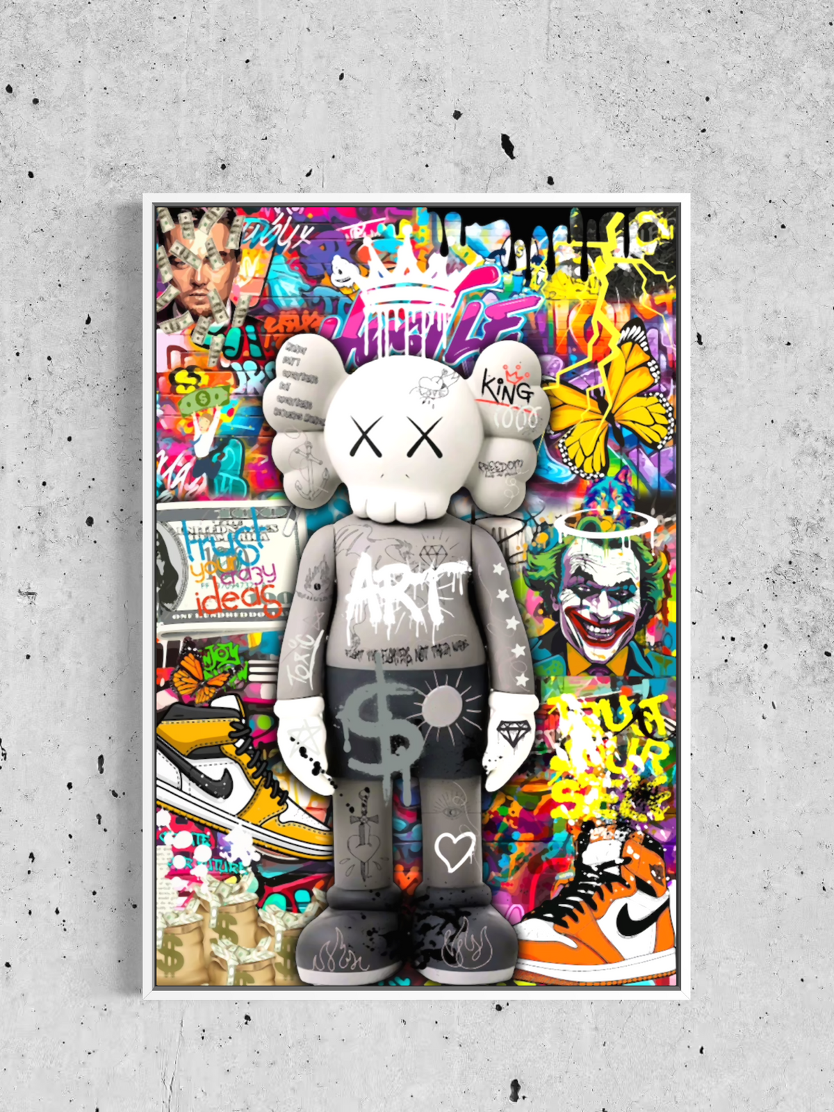 Urban hypebeast -Toile Pop Art Urbaine