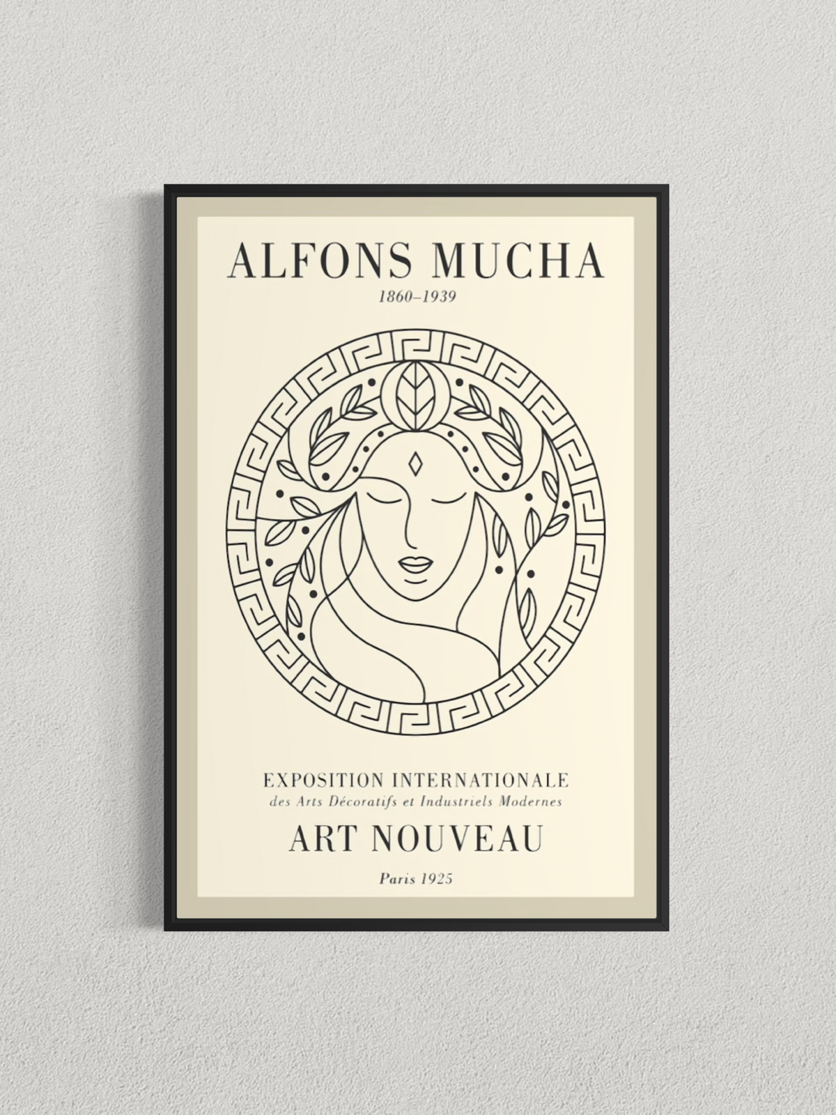 Affiche Art Nouveau – Hommage à Alphonse Mucha