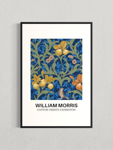 William Morris – Iris & Oiseau, Affiche Botanique