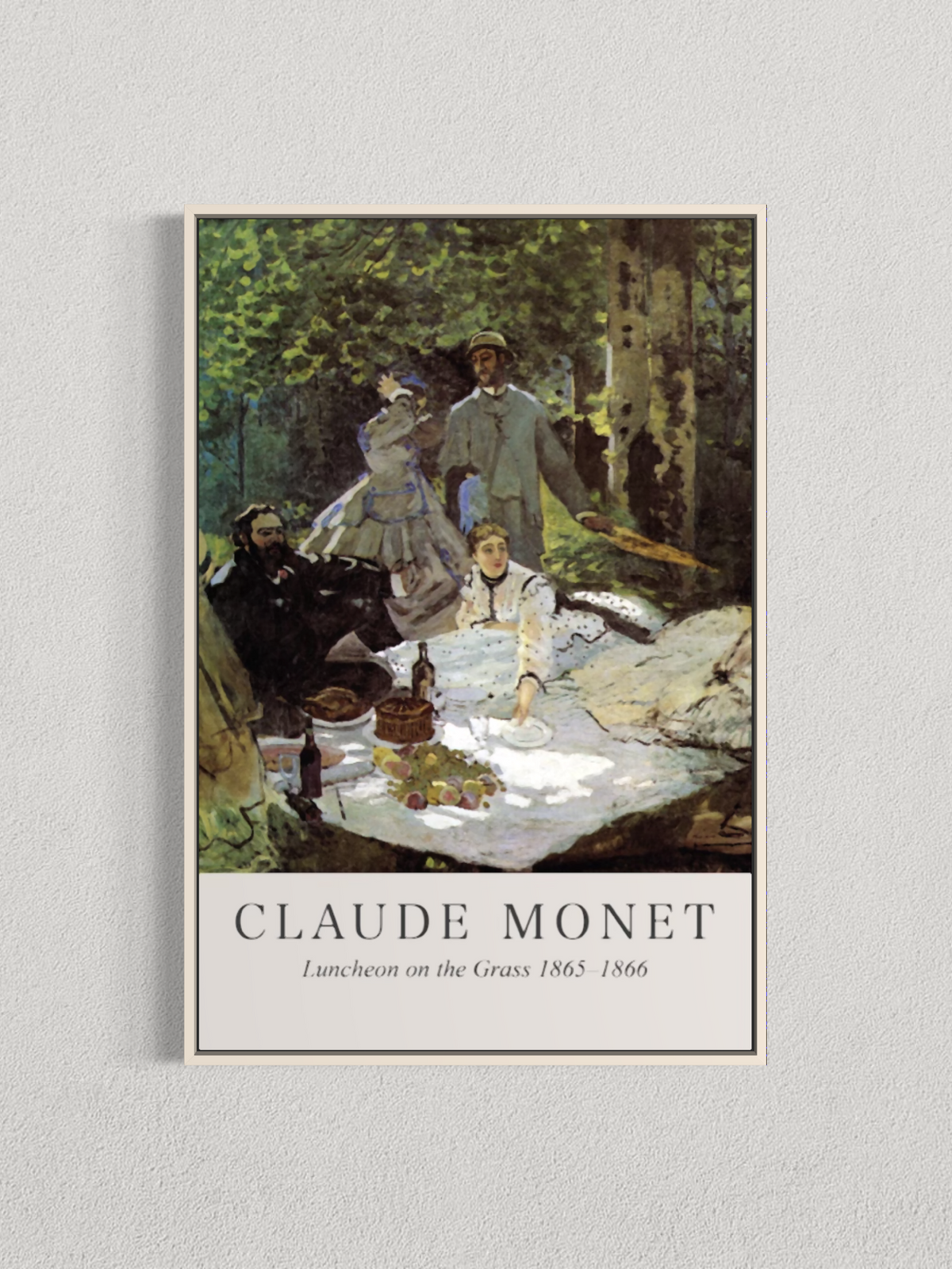 Le Déjeuner sur l’herbe – Claude Monet (1865–1866)